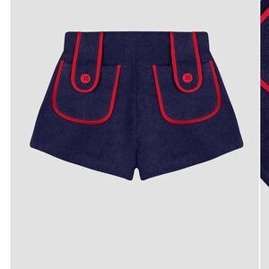 SOLD OUT ONLINE! La Veste Carambola Towel Short Navy and Red